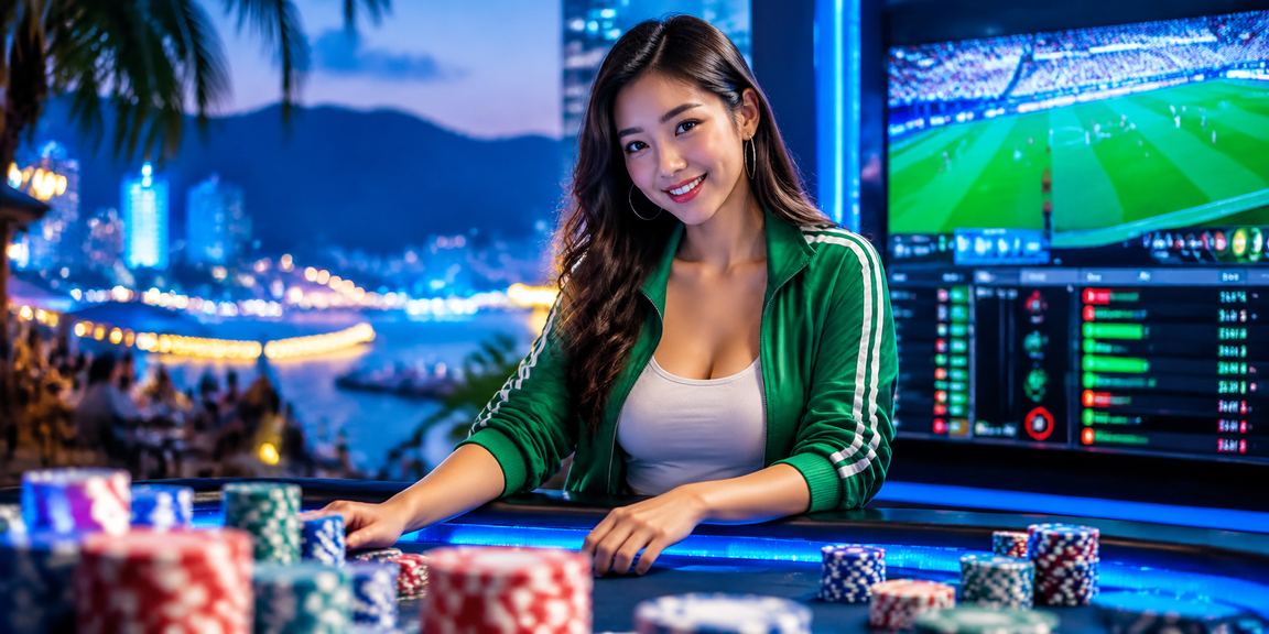 Người dùng tại chợ đêm Nha Trang kiểm tra và áp dụng voucher sv288 qua điện thoại
