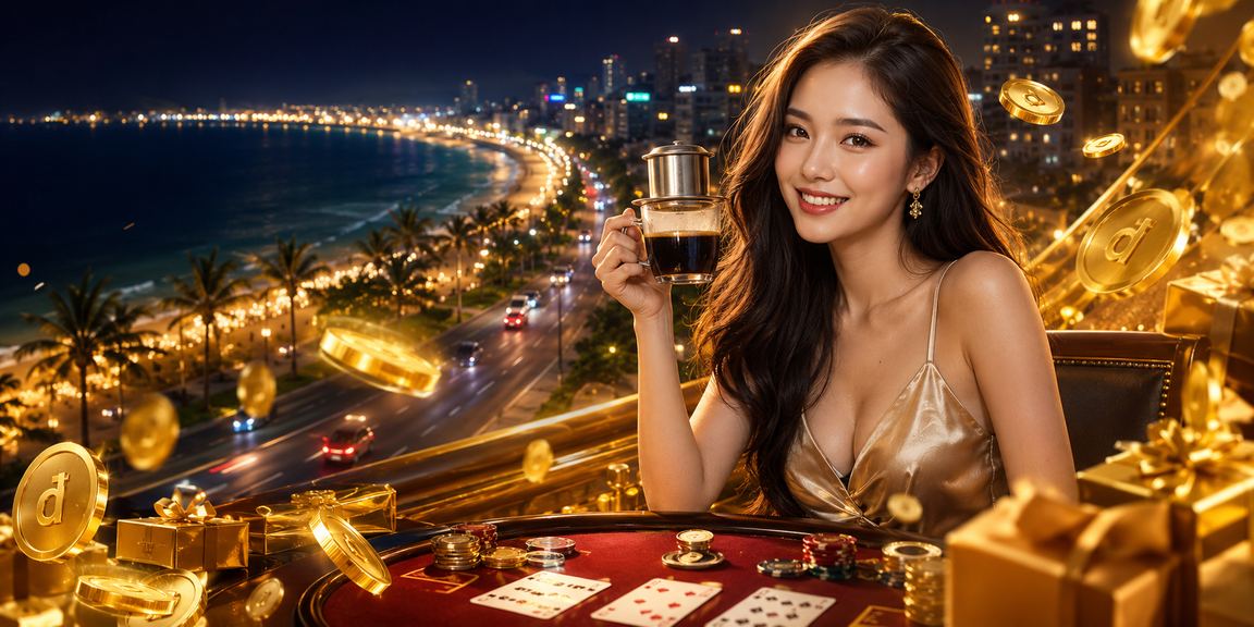 Người dùng tại Phan Thiết thư giãn bên bờ biển và tham gia baccarat live trên sv288