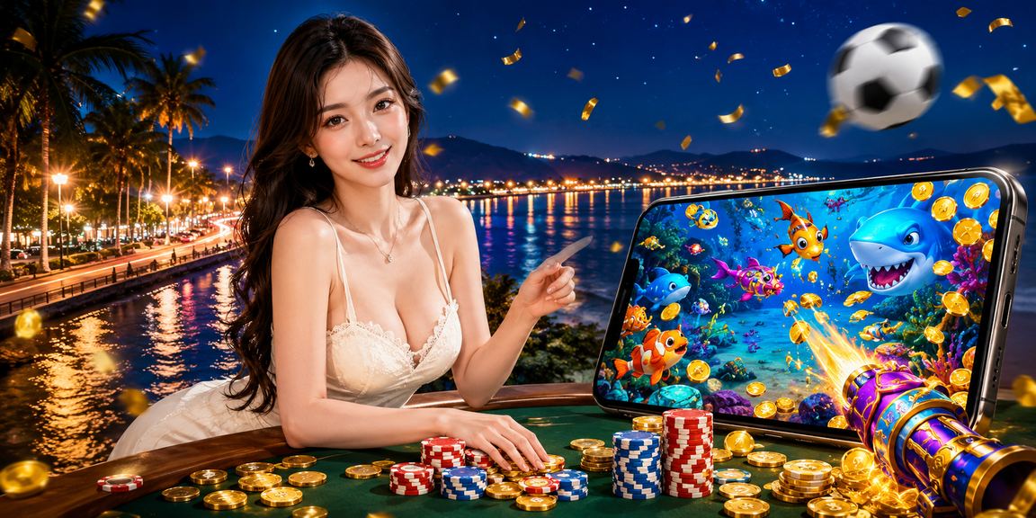 Người dùng tại Phan Thiết trải nghiệm game bắn cá trực tuyến sv288 bên bờ biển